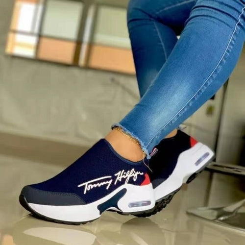 Casual Breathable Wedge Sneakers for Women