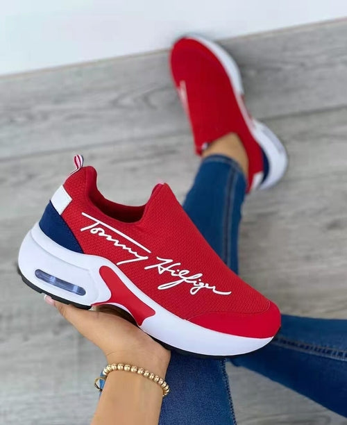 Casual Breathable Wedge Sneakers for Women