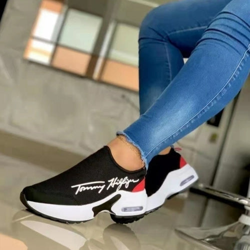 Casual Breathable Wedge Sneakers for Women