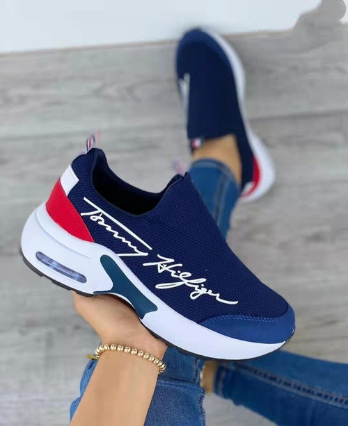 Casual Breathable Wedge Sneakers for Women