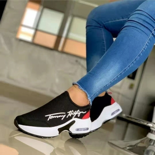 Casual Breathable Wedge Sneakers for Women