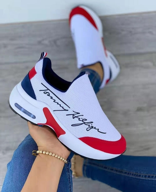 Casual Breathable Wedge Sneakers for Women