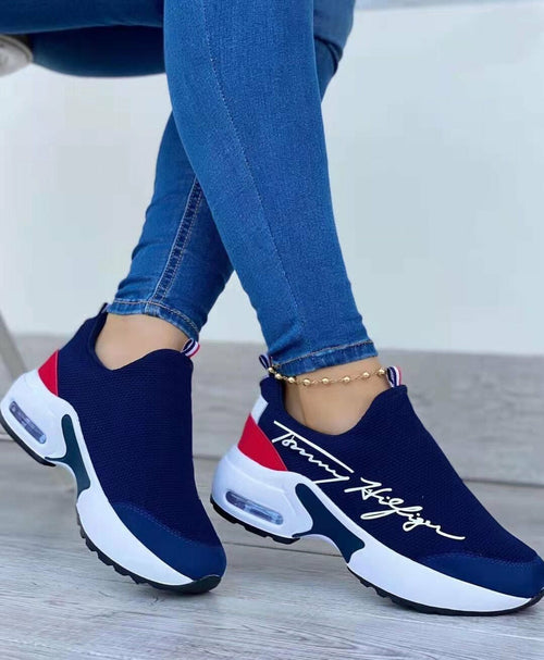 Casual Breathable Wedge Sneakers for Women